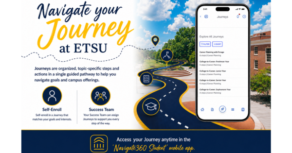 Navigate your Journey at ETSU