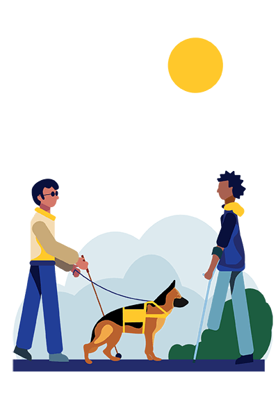 Illustration portraying accessibility