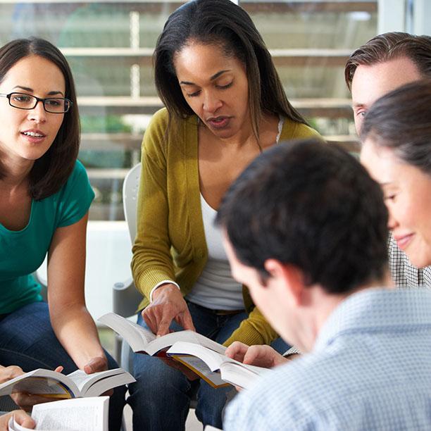 Students engaged in class