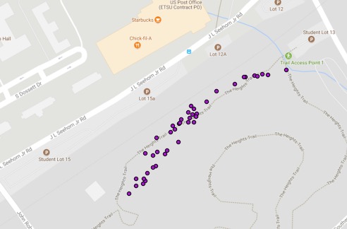 Phenology Trail Map