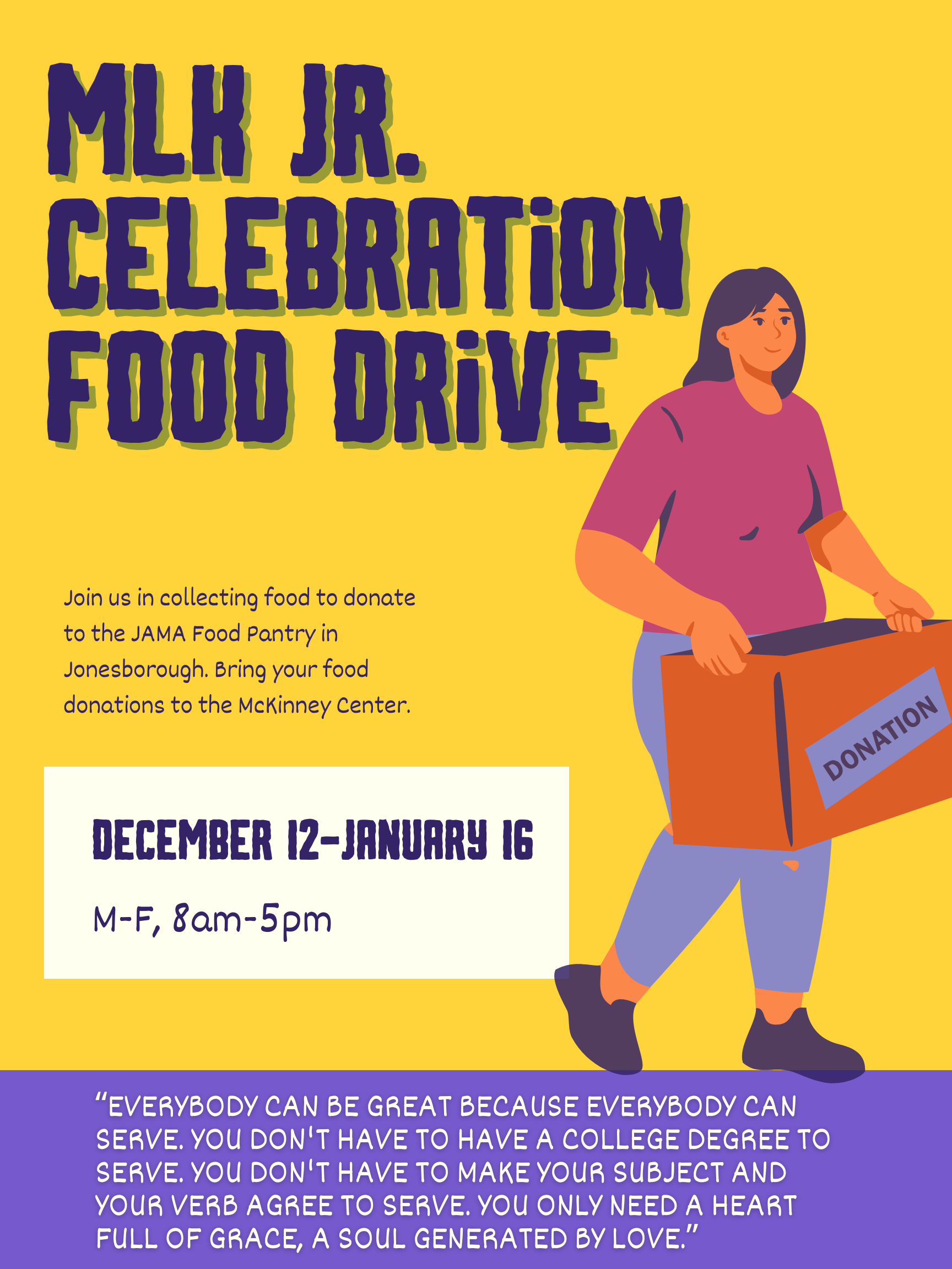 MLK Day Food Drive