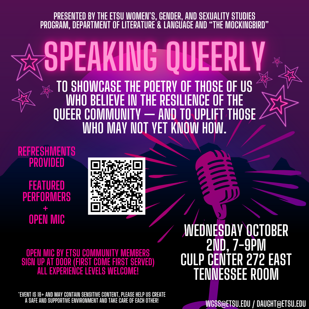 Speaking Queerly Open Mic