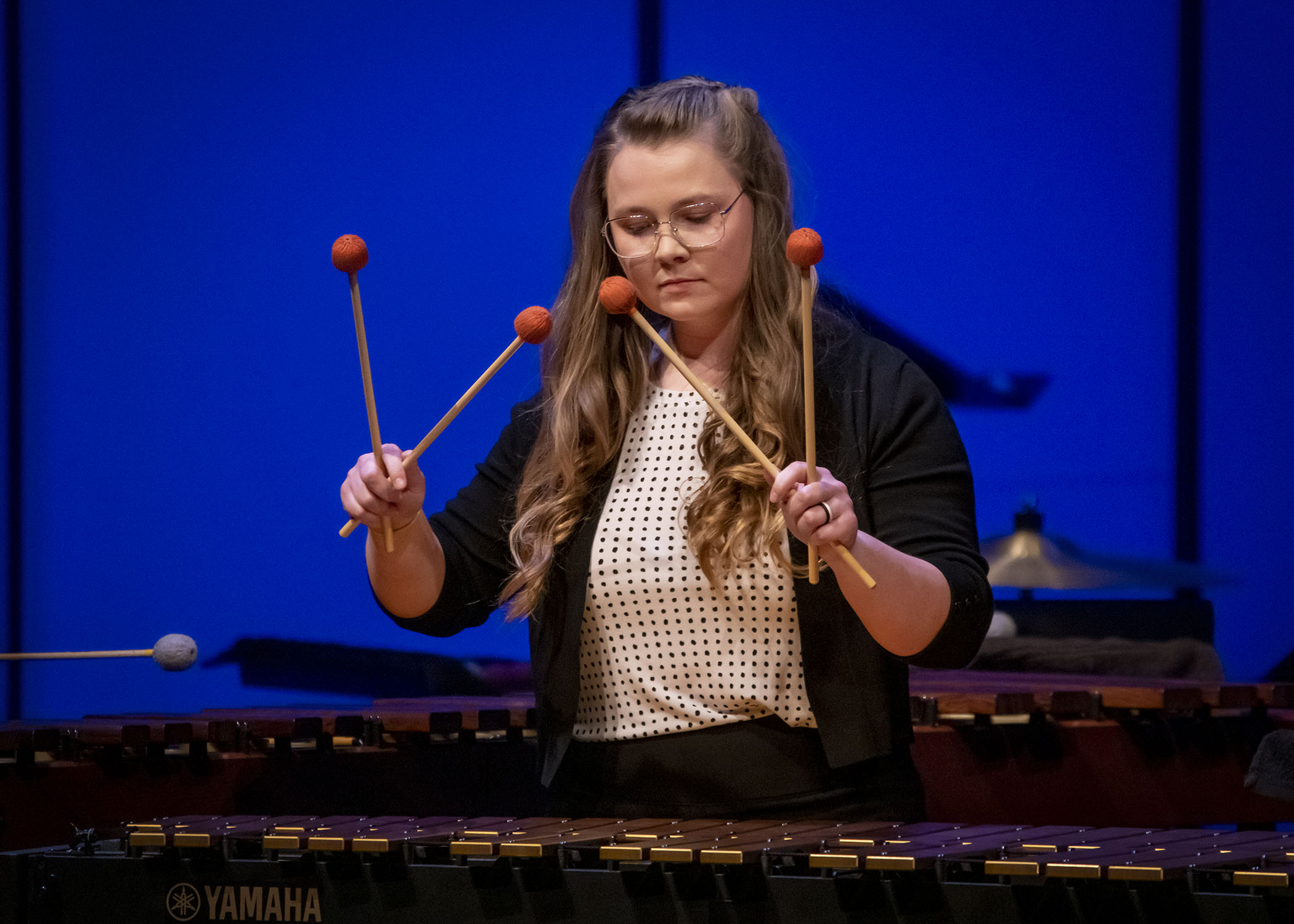 percussionist playing