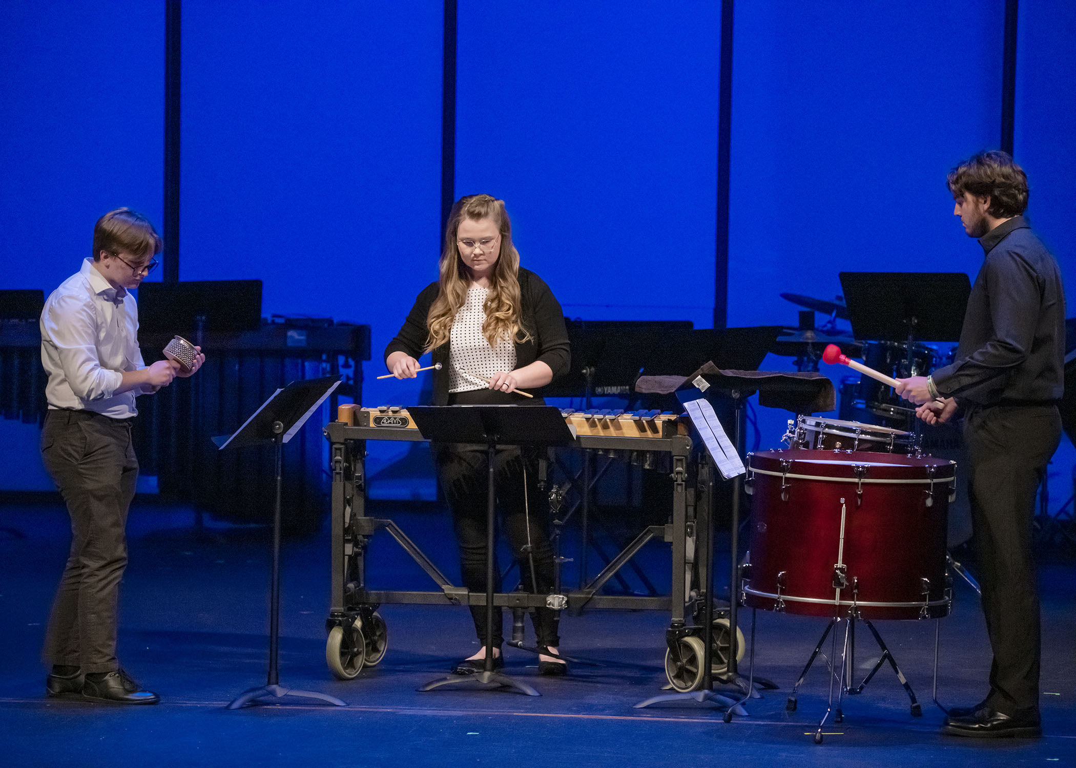 percussionist playing