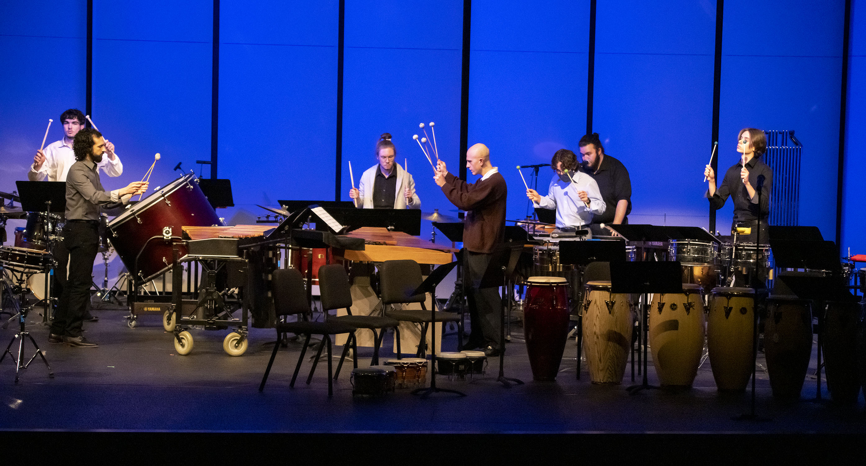 percussionist playing