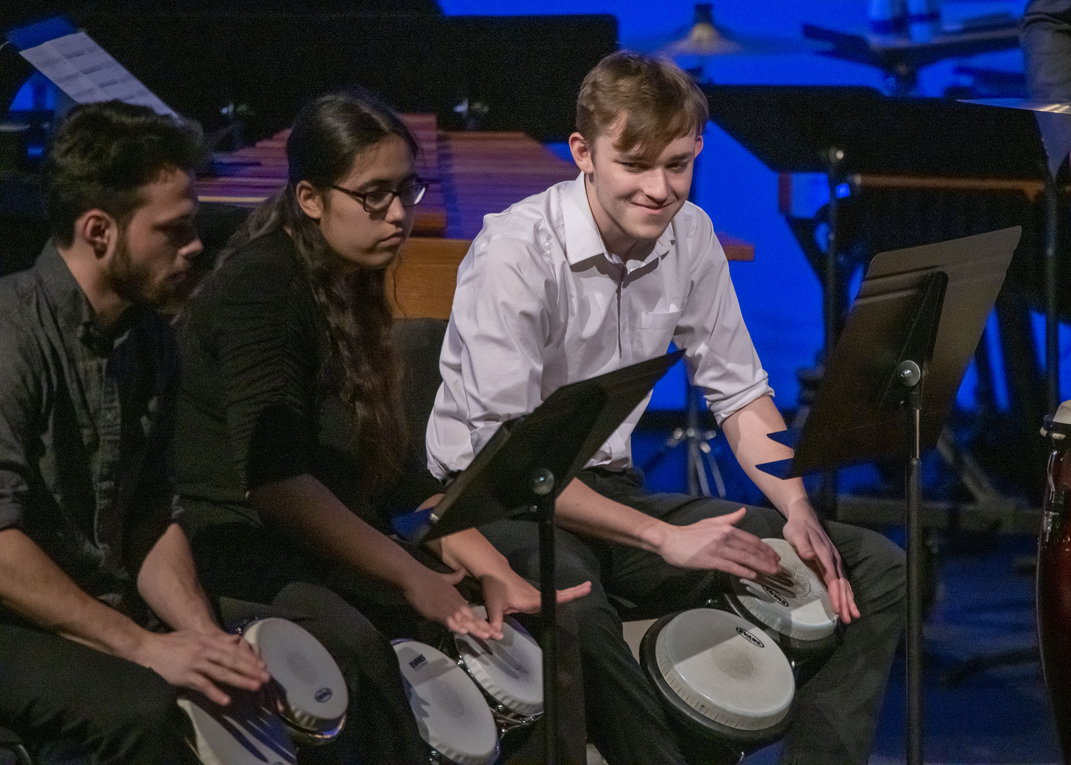 percussionist playing