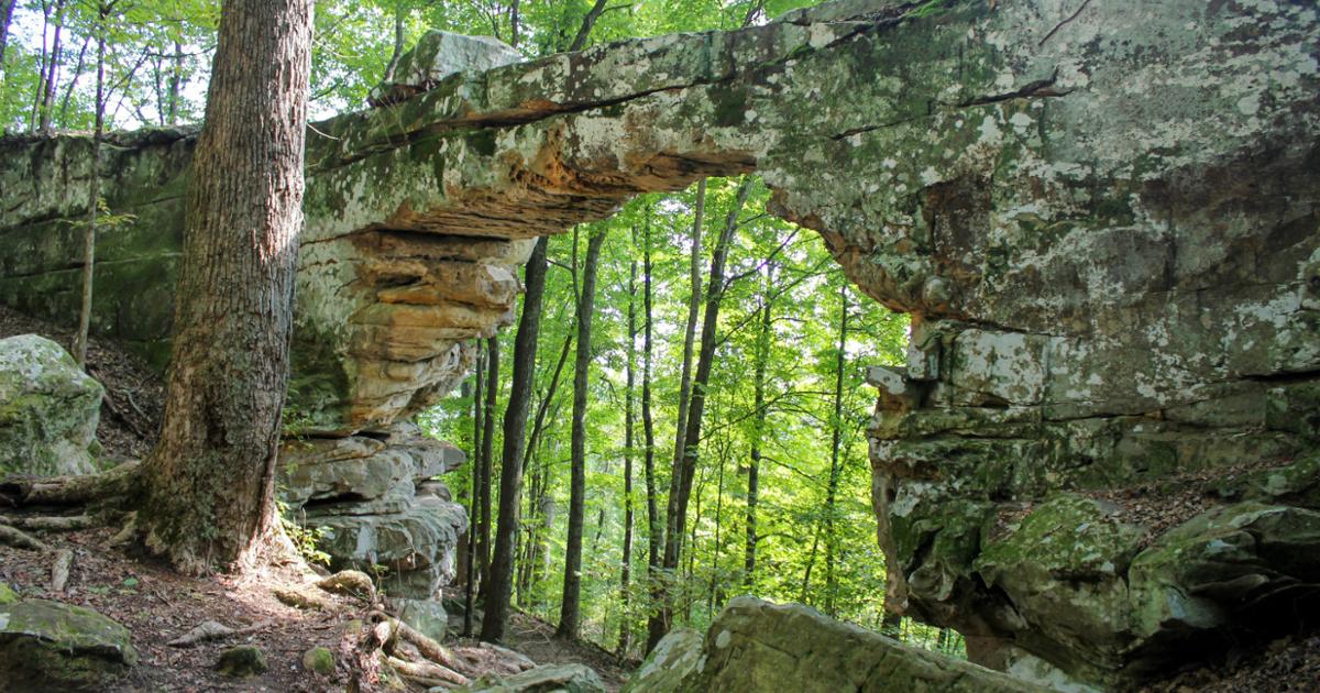 Natural arch photographed by David Arnold.