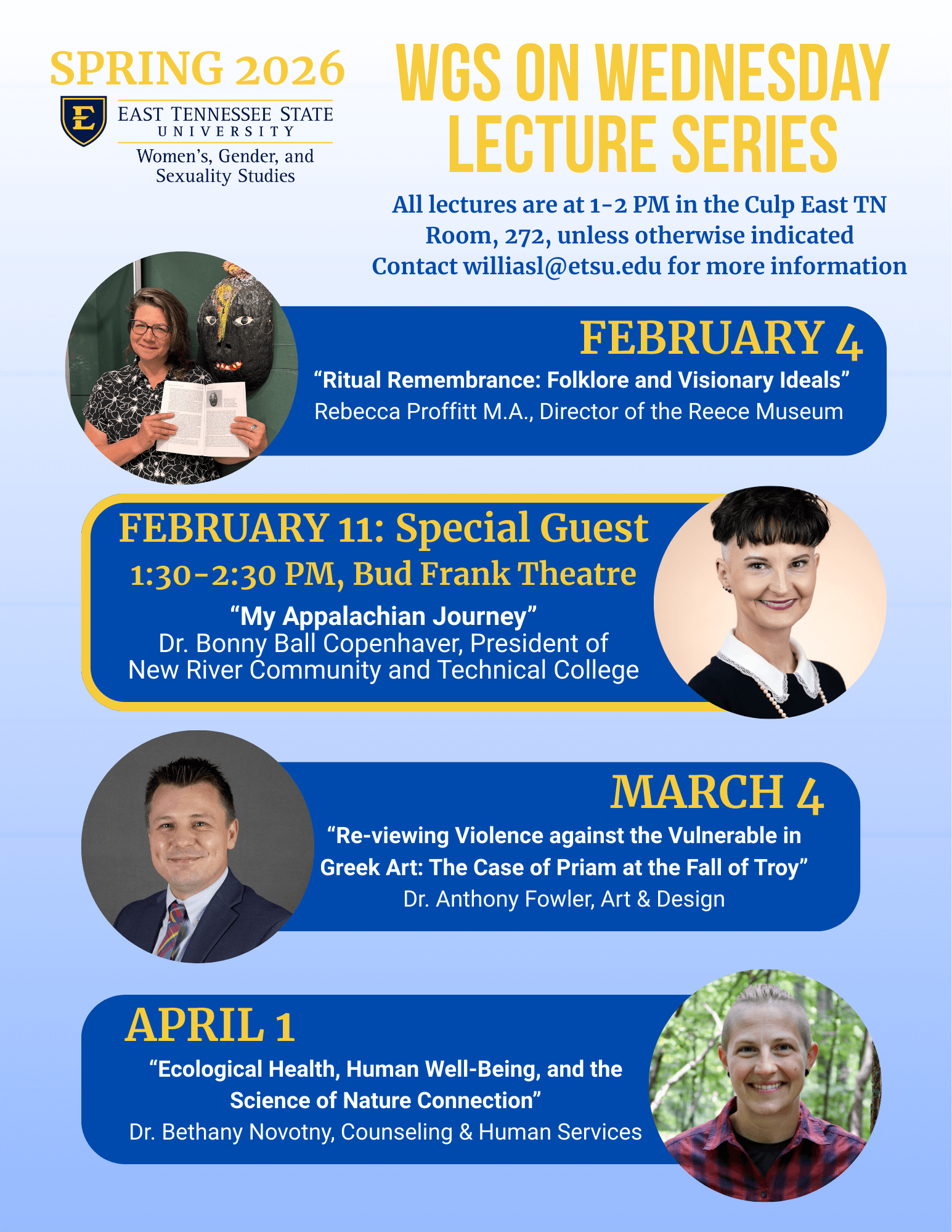 Spring 2026 WGS on Wednesday