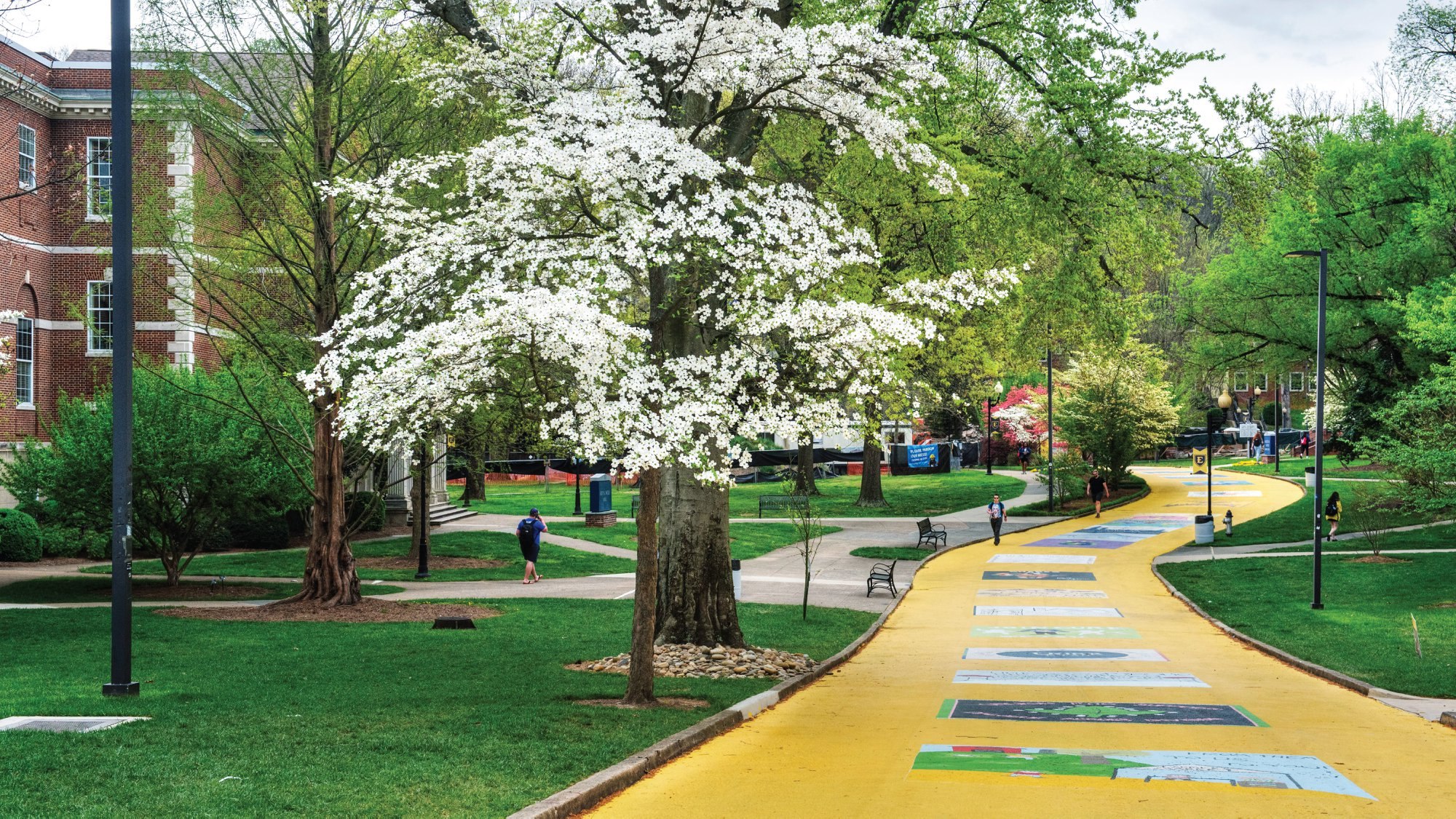 ETSU yellow brick road