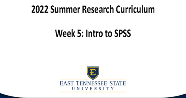 image for Intro to SPSS