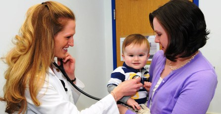 contact a pediatrician