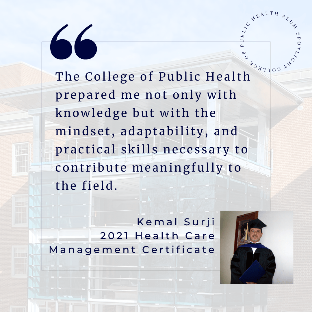 Kemal Surji Alumni Quote