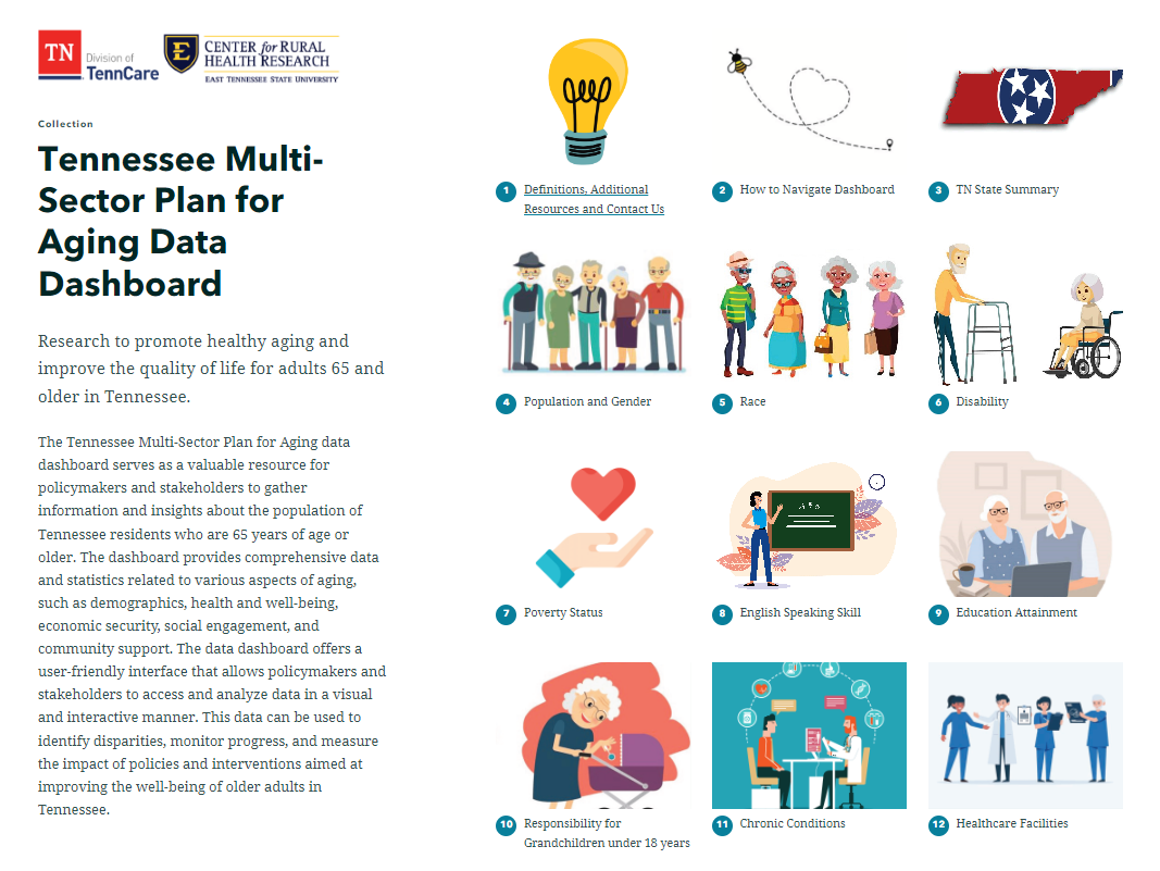 Tennessee Multi-Sector Plan for Aging Data Dashboard