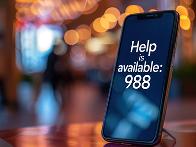 Call 988 for mental health emergencies