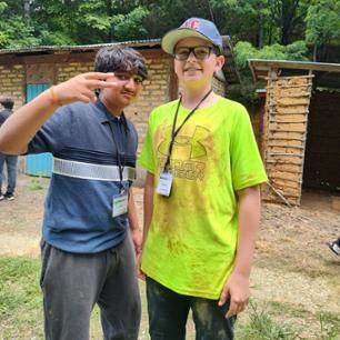 getting dirty