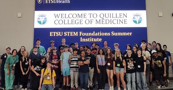 students in the stem camp