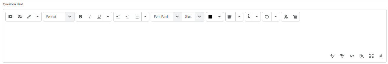image of the question hint field for the question