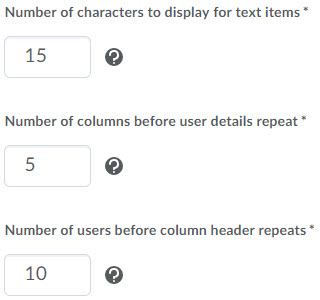 image of the third area of grade settings 