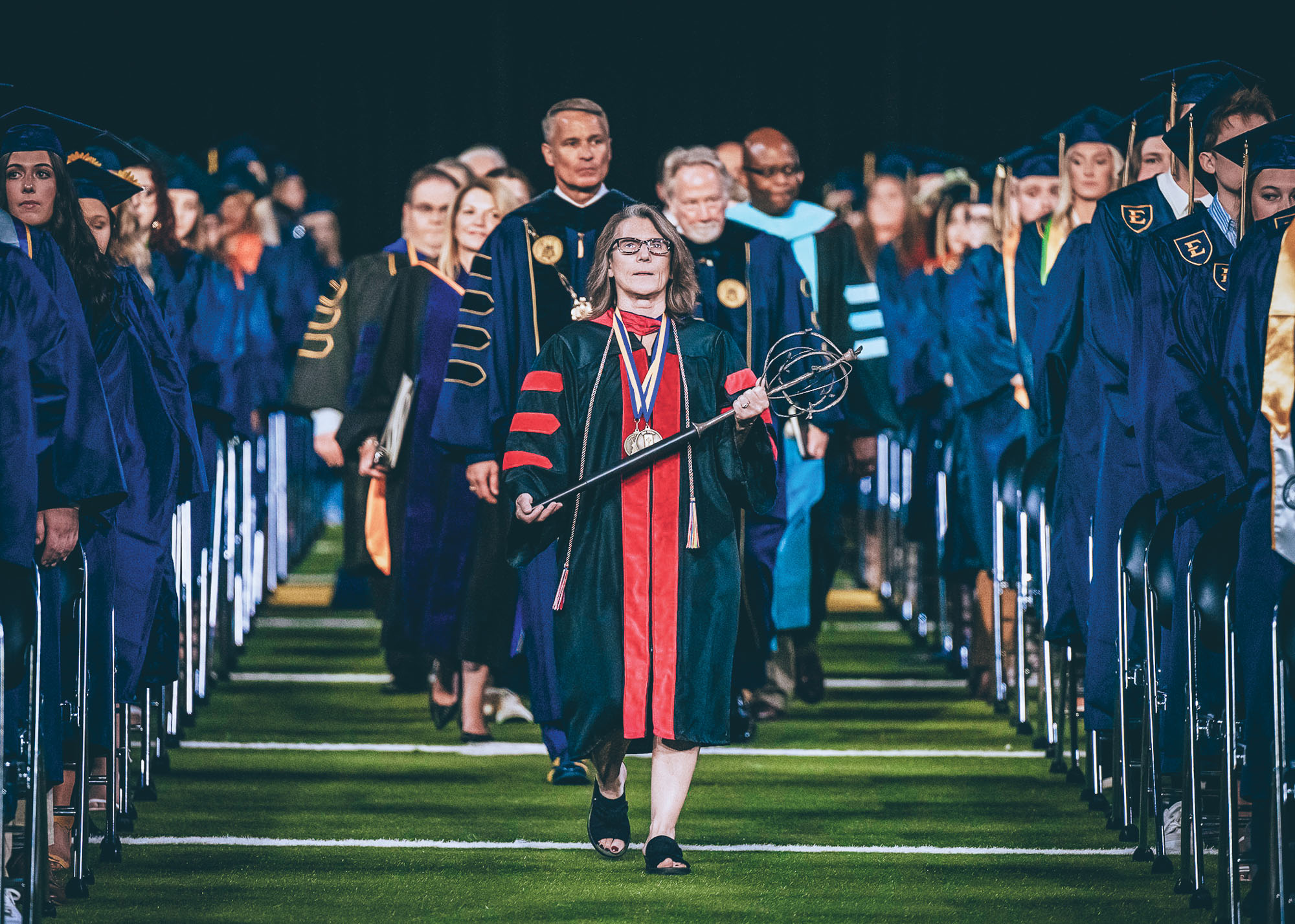 A Distinguished Faculty Award recipient leads President Brian Noland