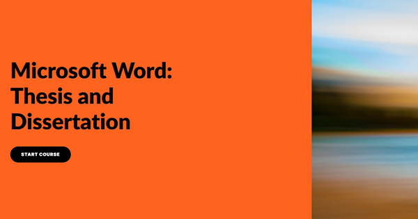 image for Microsoft Word Training Course