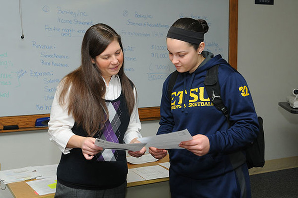 ETSU Professor and Student