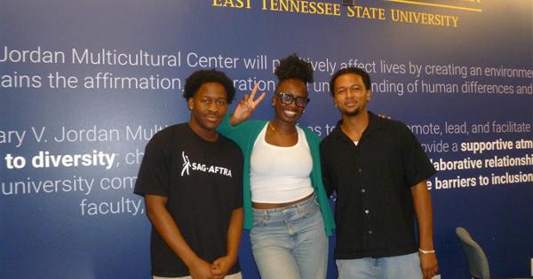 Rebecca with two friends