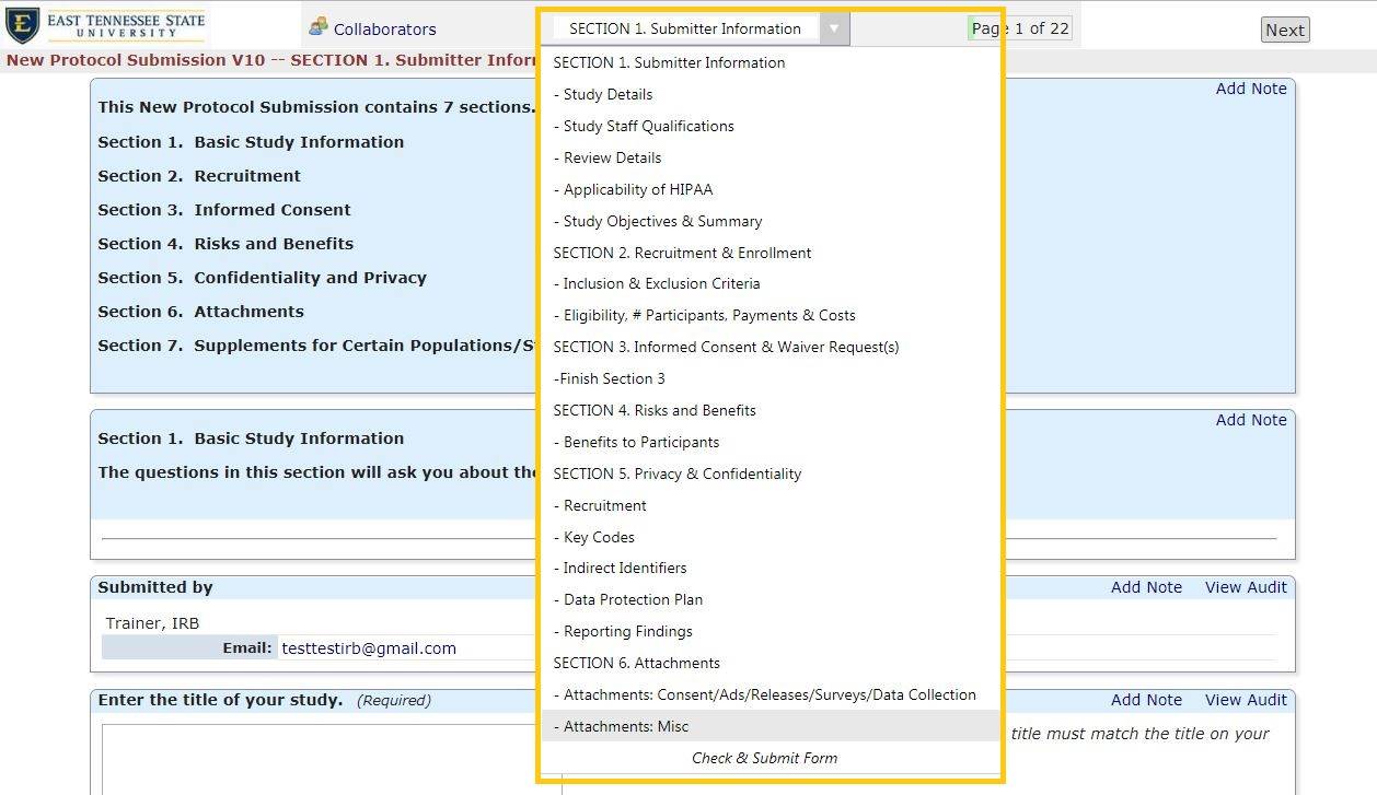 drop down options