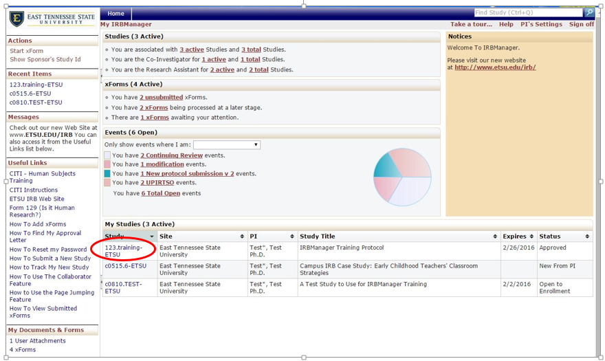 Step 3 Checking CITI Training