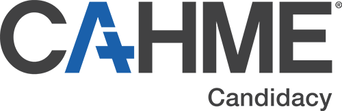 CAHME candidacy logo