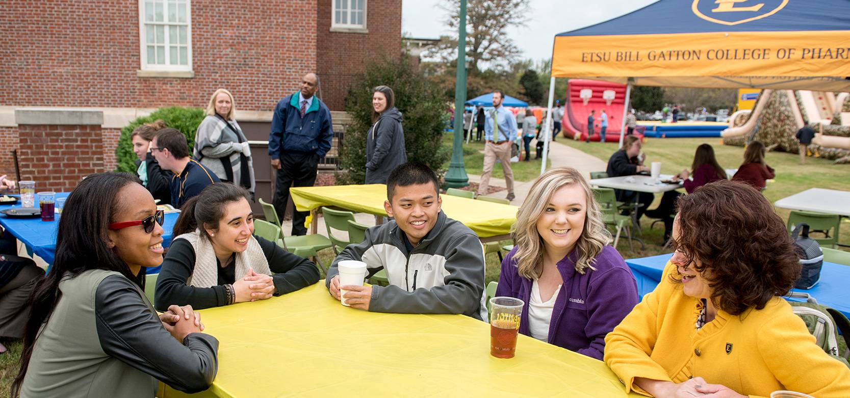 Fall festival with dean