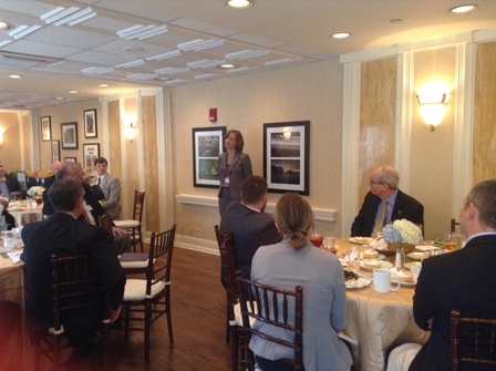 ETSU College of Medicine student Kara Kilpatrick speaks to attendees at legislative luncheon on February 2, 2016 at The Hermitage Hotel. 