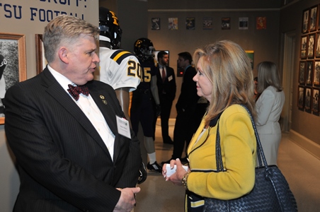 Congressman Marsha Blackburn speaks with ETSU College of MedicineDean Means