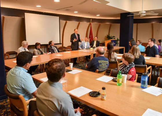 Congressman Roe speaks to TRiO Program presentation audience