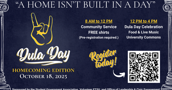 Dula Day 8am-noon - service at your site. Noon-4pm Dula Day Celebration in the Commons