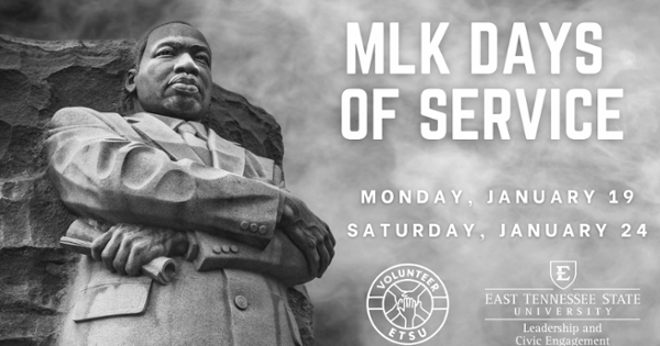 MLK days of service January 19 and 24